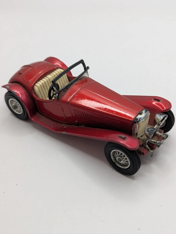 Modelos Matchbox de antaño Y-3 1934 Riley MPH rojo metálico vintage Foto 2 de 4