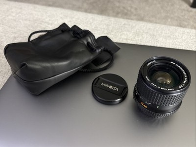 Minolta MD W.Rokkor-X 24mm f2.8 Wide Angle Camera Lens TESTED [Near Mint]