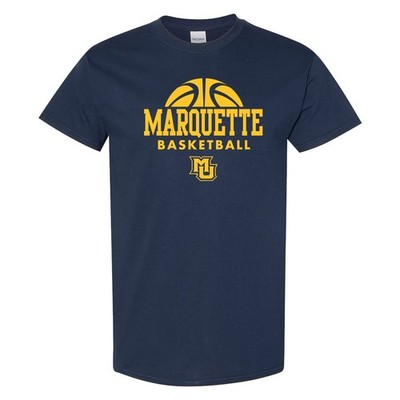 AS08 - Marquette Golden Eagles Basketball Hype T Shirt - X-Large - Navy