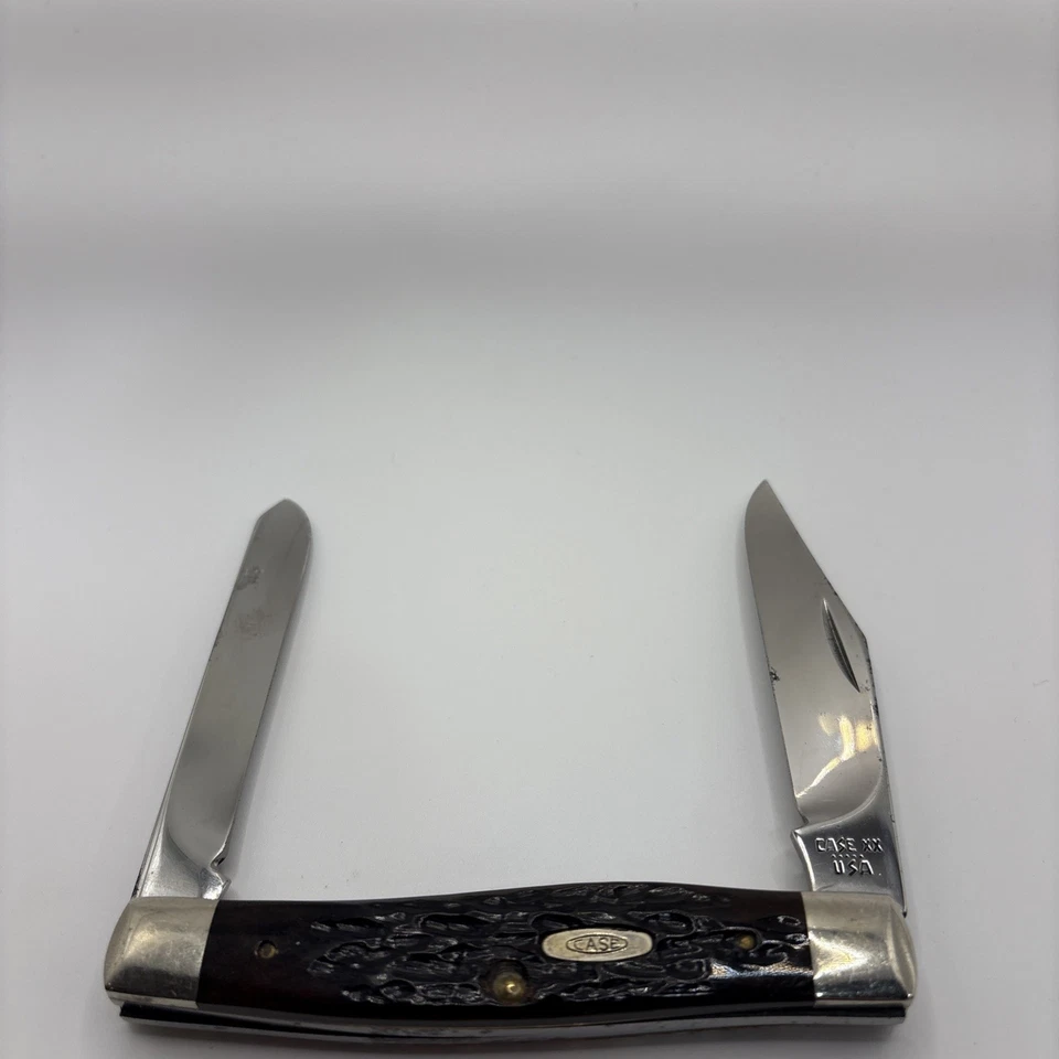 Case XX 6275SP 5 Dot 1985 Moose New Grind Bone Handles Pocket Knife - Image 2 of 4