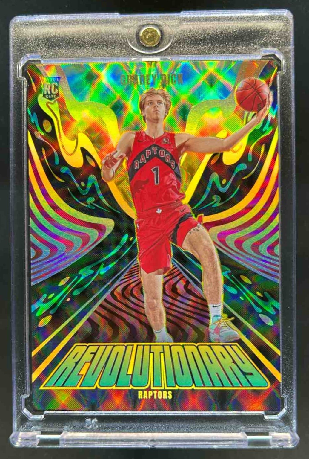 2023-24 Panini Revolution Gradey Dick Revolutionary RC Rookie #24 Raptors