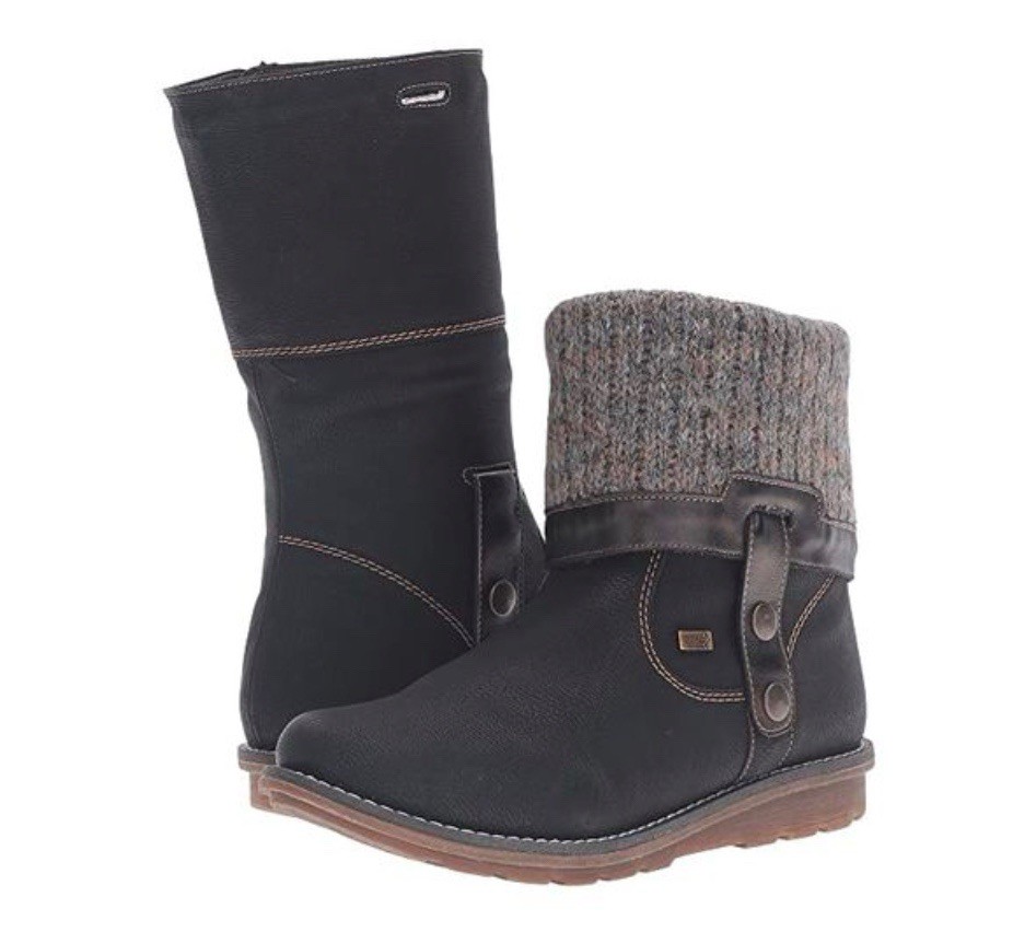 Remonte Dawson Boots Size Faux Fur Lined Shearling Winter Fold