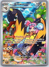 Iono's Kilowattrel Illustration Rare Holo 163/159 SV09: Journey Together NM on eBay