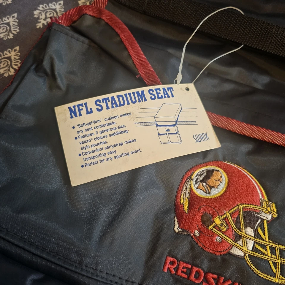 Винтажный Redskins Washington футбольный диван стул подлокотник хранение задняя дверь вентилятор - Изображение 4 из 4