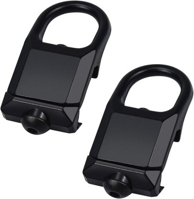 2PCS   20 mm Rail Sling Adapter, Sling Mount Adapter Rail Strap Adapter  QD