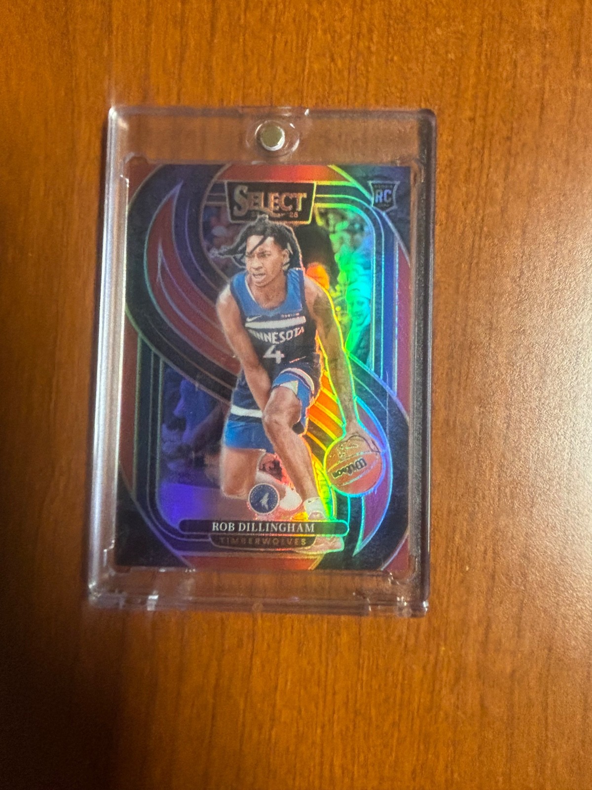 ROB DILLINGHAM 2024-25 SELECT PREMIER LEVEL ROOKIE RED PRIZM RC /199