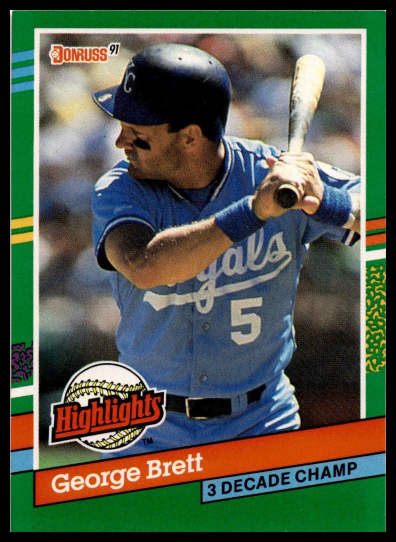 1991 Donruss #BC-19b George Brett Bonus Cards