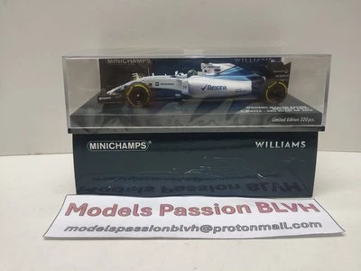 Williams FW37 Massa Abu Dhabi GP 2015 1/43 Minichamps - Photo 1/4