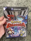 Pokemon Colosseum Nintendo GameCube Complete CIB Black Label Tested & Works 2004