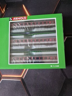Arnold Spur N HN4202 Personenwagen-Set der DB Ep. IV 3-teilig in OVP
