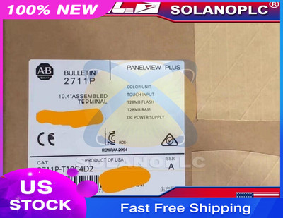 NEW AB 2711P-T10C4D2  2711PT10C4D2Panelview Plus 1000 Operator Interface Panel