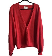 Vintage Christian Dior V Neck Cardigan Button Front Sweater USA Made, Men  s M