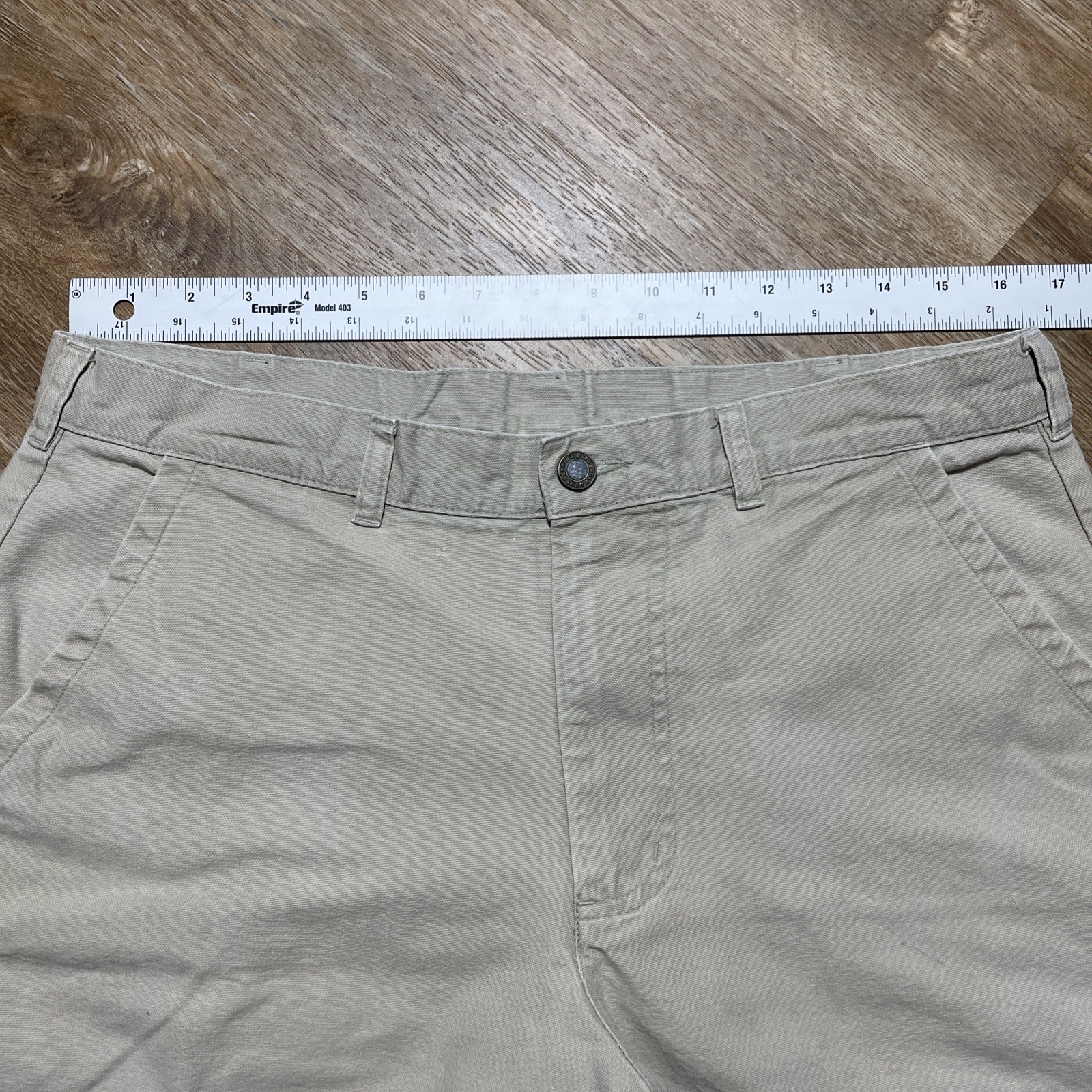 Patagonia Shorts Mens 34 Khaki Organic Cotton Canvas Chino Workwear Casual 8.5” thumbnail 10