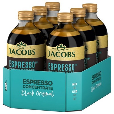 JACOBS Espresso Black Concentrate 6 x 485 ml Kaffeekonzentrat
