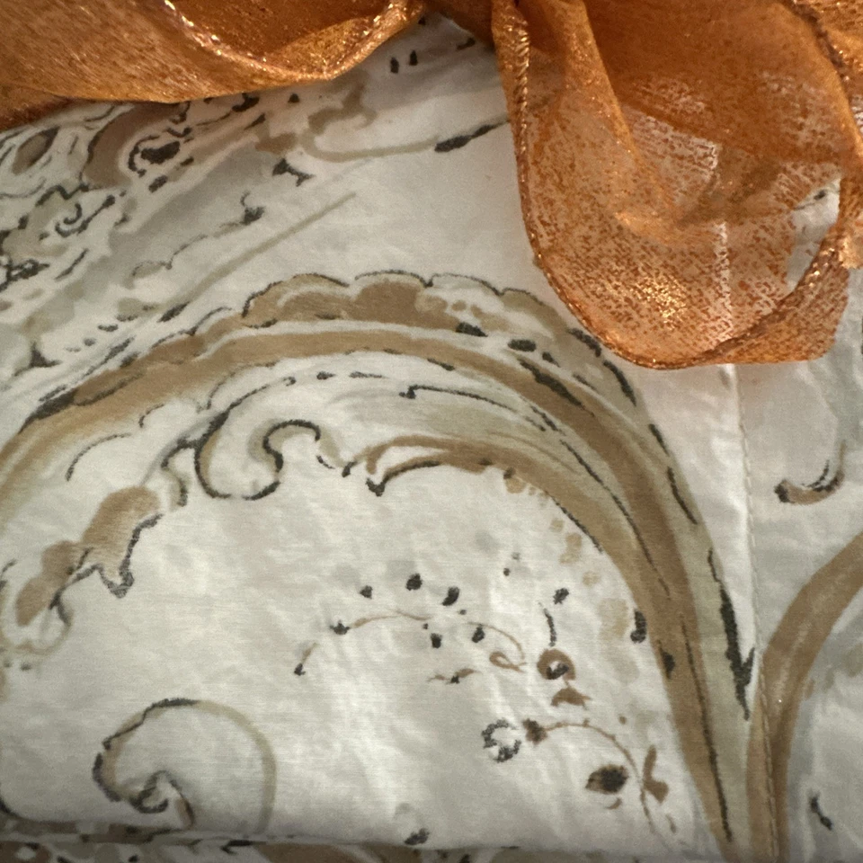 POTTERY BARN Jolie Paisley Percale Cotton 4pc KING DUVET SET PREOWN+ BOUNS - Image 2 of 4