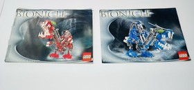 Bionicle Cahdok and Gahdok 8558 . Complete w/ Manuals(See Description)