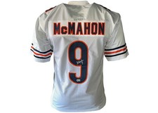 Jim McMahon Autographed Chicago Football Jersey White Beckett