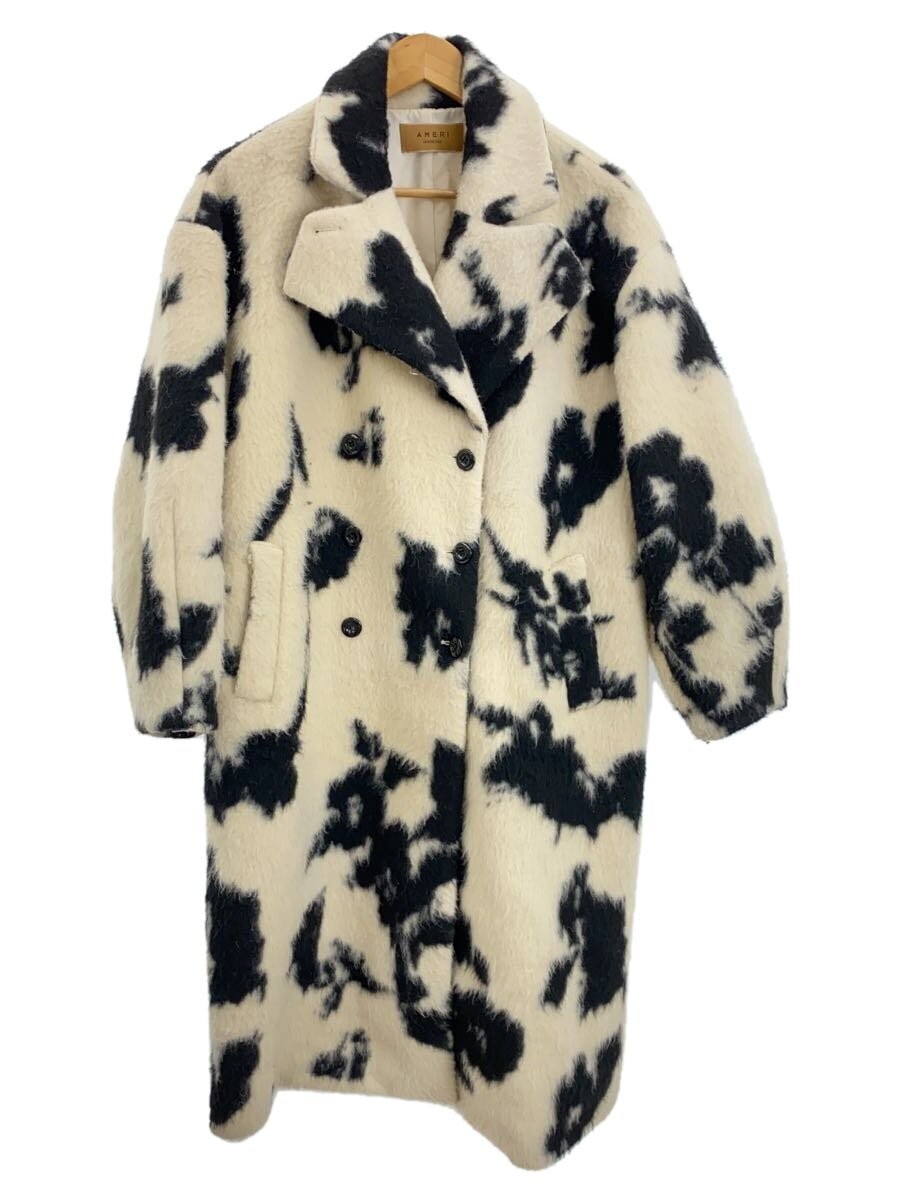 Ameri Coat/M/Polyester/Wht/Allover Pattern/023207… - image 1