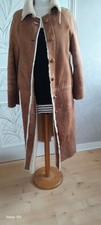 Manteau long en mouton retourné