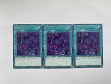3 x MZMU-EN109 Zombie World Rare 1st Ed Playset YuGiOh 