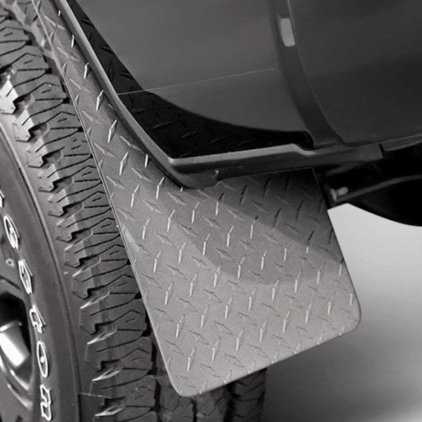 For Ram 1500 2016-2020 Dee Zee DZ1808TB Black Tread Mud Flaps Foto 2 de 4
