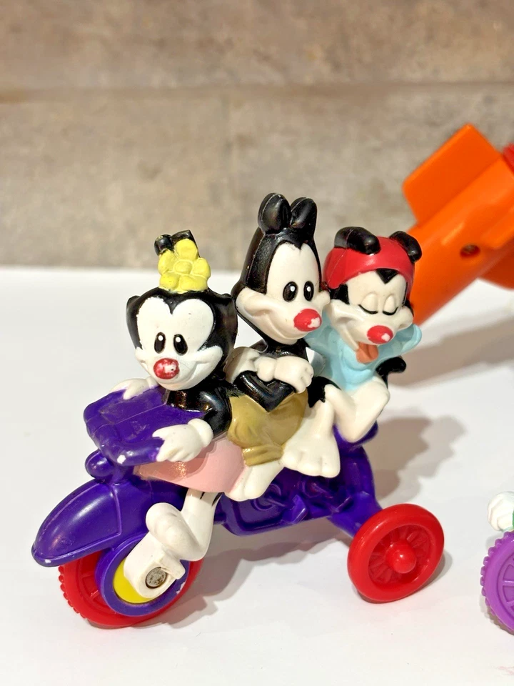 Lote de 6 Juguetes McDonalds ANIMANIACS Happy Meal Pinky Brain Slappy 1993-97 De Colección Foto 2 de 4