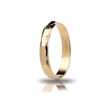 Fedina unisex Unoaerre GENZIANA Oro 18KT Anello Promessa San Valentino