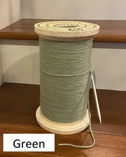 Giant Faux Spool of Thread - 11" Green
