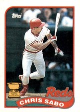 1989 Topps #490 Chris Sabo