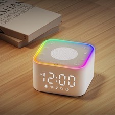 White Noise Sound Machine: 30 Non-Looping Sleep 3.15 3.15 1.85 Inch Ivory White