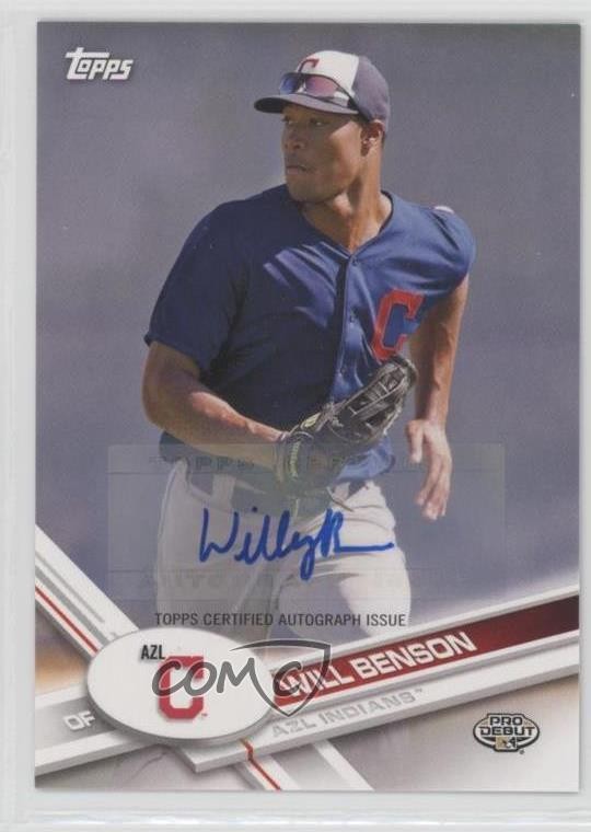 2017 Topps Pro Debut Auto Will Benson #48 Auto 0b0