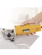 Electric Fabric Cutter 1” Thick Rotary Scissors 110V Open Box New