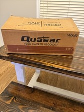 Quasar VH5665 Video Cassette Recorder Vintage NIB 1986 VCR