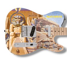 IRON MAIDEN Signed Guitar Adrian Smith Powerslave Telecaster NEW