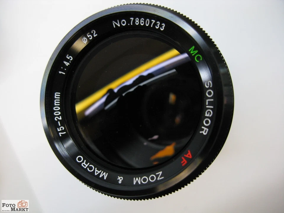 Soligor Zoom-Objektiv 4,5/75-200 Autofocus Minolta AF (Sony Alpha A-mount) lens - Bild 3 von 4