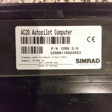 Simrad AC20 PN 22088116 da6432 Autopilot Computer Processor Untested