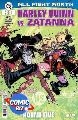 DC K.O.: HARLEY QUINN VS. ZATANNA #1 (2025) 1ST PRINTING MAIN COVER DC COMICS