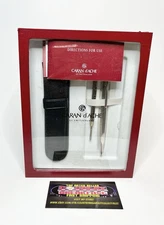 Caran D’Ache Ecridor 890 Chevron Hexagonal Palladium Ballpoint Pen w/ Box!