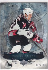 06/07 UD ARTIFACTS DANIEL BRIERE SILVER BASE PARALLEL /100 #90
