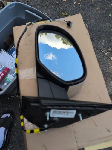 Power Mirror For 2007-2013 Chevrolet Silverado 1500 Left Manual Folding Chrome