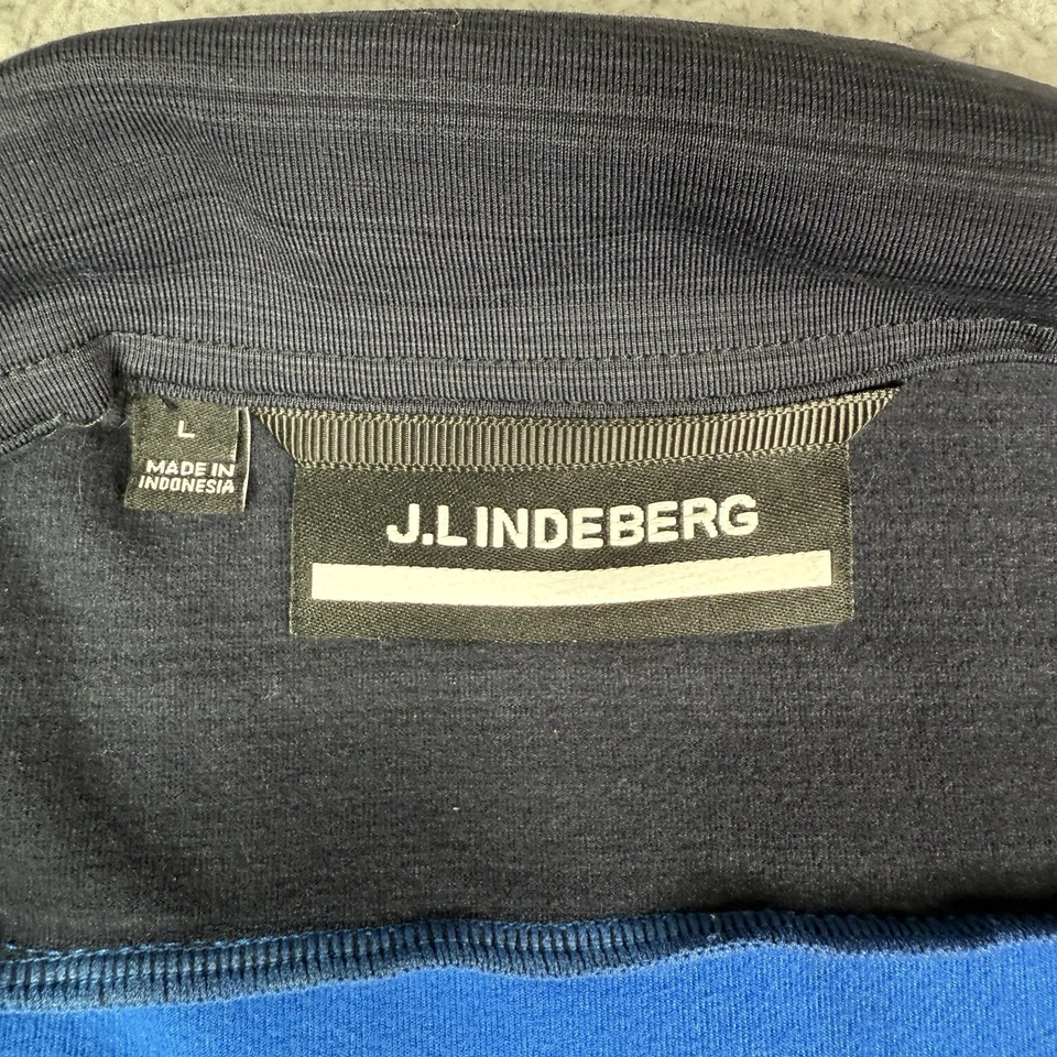 J Lindeberg Jacket Mens Large Navy Jarvis Mid Layer Full Zip Performance Golf - Image 4 of 4