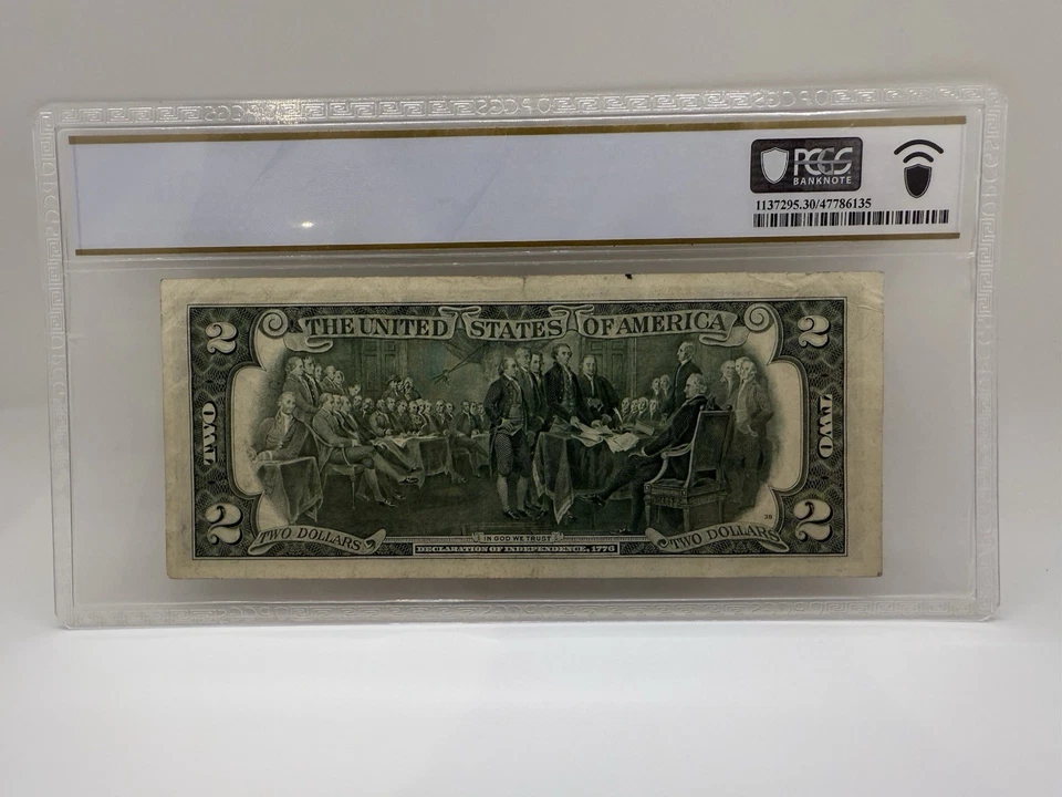 1976 Fr .1935-B, $2 Dollar Bill, New York , PCGS 30, Serial Number Has Two Pairs - Image 4 of 4