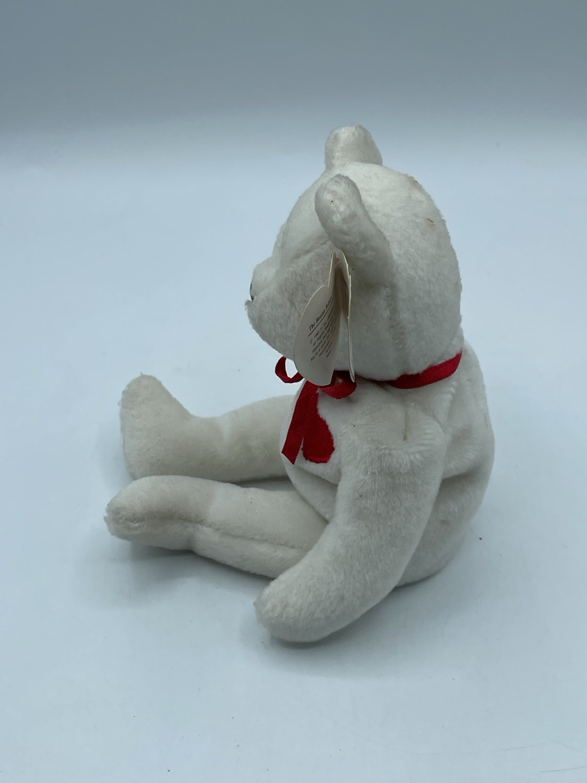 Vintage Ty 4058 Valentino Bear Beanie Baby 1993 With Tags thumbnail 2