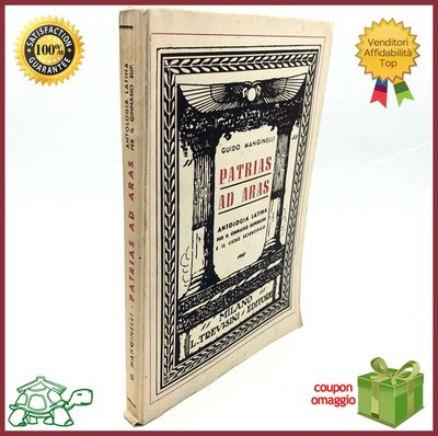 Buch der lateinischen Anthologie PATRIAS AD ARAS Manginelli virgilio ovidio sallustio