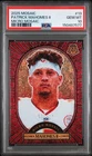 2025 Mosaic PATRICK MAHOMES Micro Mosaic #13 Chiefs PSA 10
