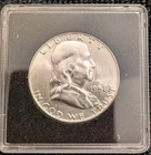 1958-D Benjamin Franklin Silver Half Dollar Denver Mint, BU, Uncirculated