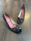 Kate Spade Peep Toe Pumps Black Patent Leather Stiletto Heels Women's Size 6 — photo 8