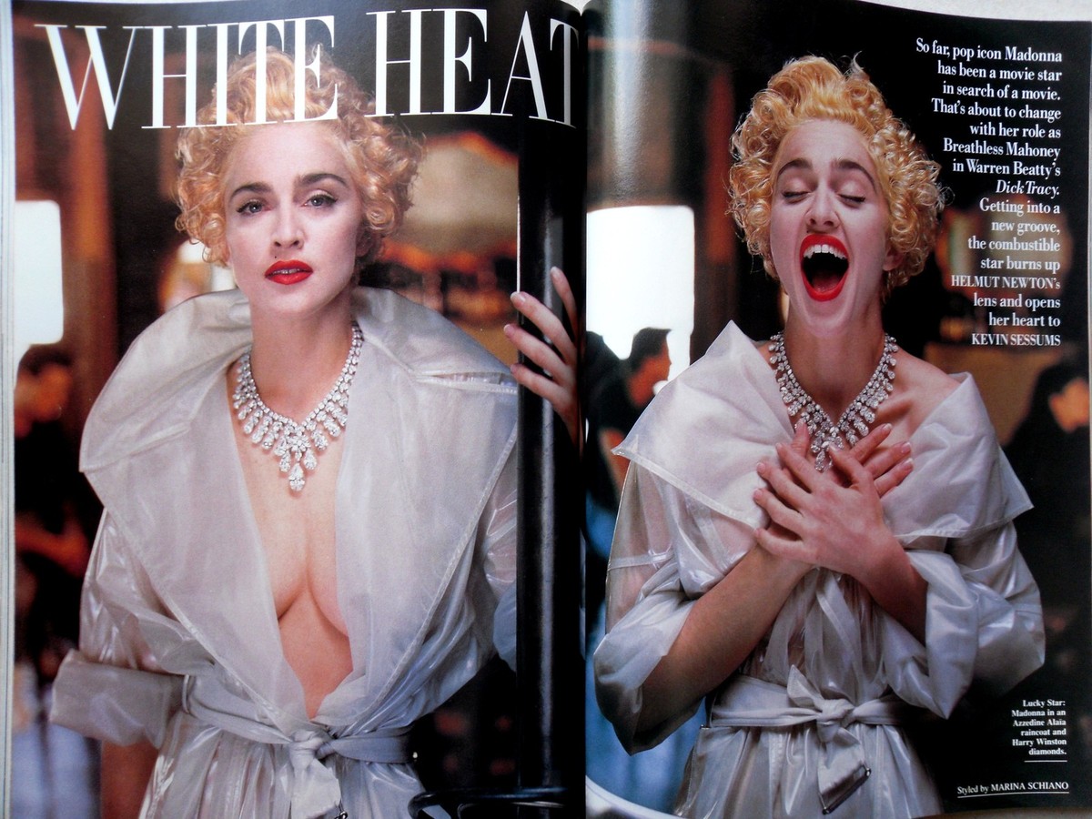 MADONNA * VANITY FAIR EXCLUSIVE * APR 1990 * HTF! * HELMUT
