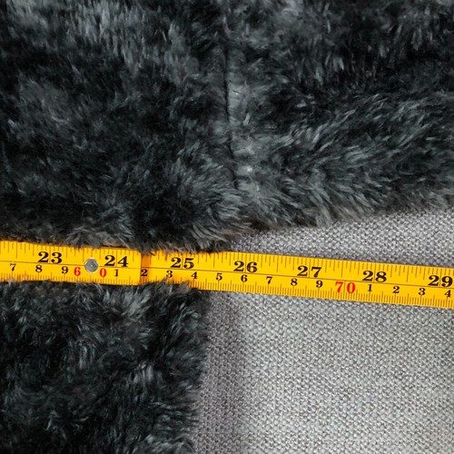 LuLaRoe Pullover Womens M Gray Nancy Half Zip Velveteen Fleece Fuzzy Soft - Picture 5 of 14