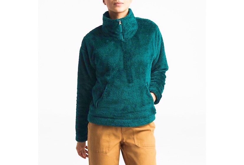 North Face Fuzzy Pullover Fleece Jacket 